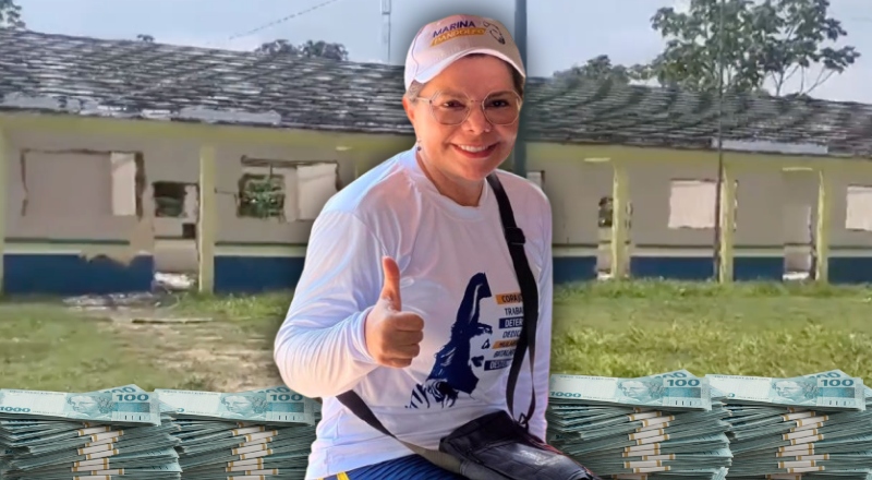 Prefeita Marina Pandolfo quer gastar R$ 8,4 milhões para construir escola com apenas 5 salas de aula; veja