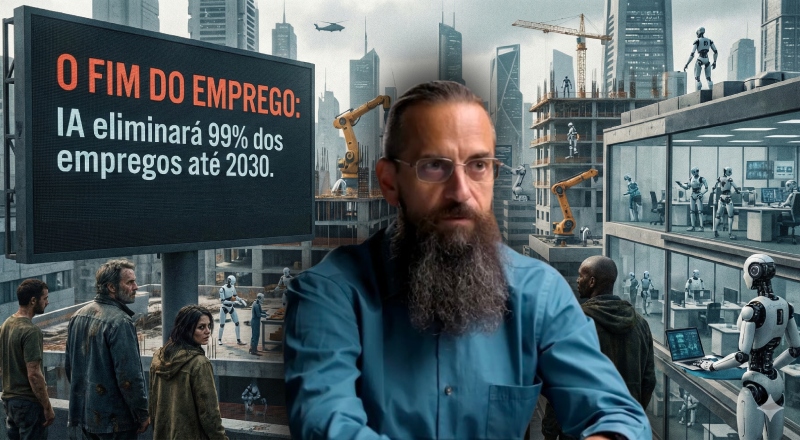 O Fim do Emprego: “IA vai eliminar 99% dos empregos até 2030”, revela Dr. Roman Yampolskiy; veja vídeo
