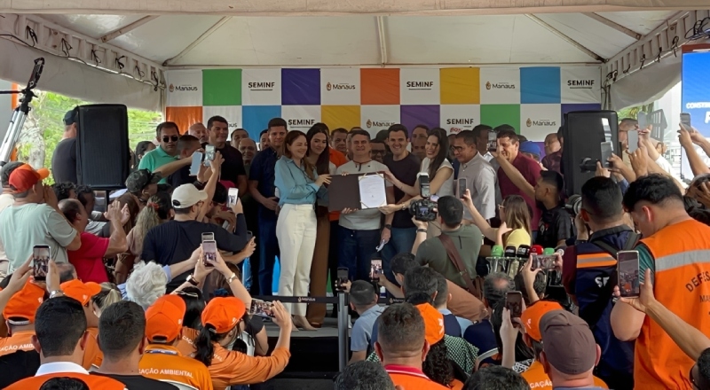 Prefeito David Almeida assina ordem de serviço e autoriza início das obras do complexo viário “Passarão”