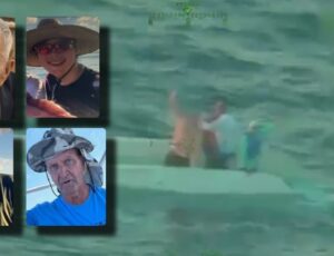 Quatro homens são resgatados após ficarem mais de 20 horas à deriva na Flórida; veja vídeo