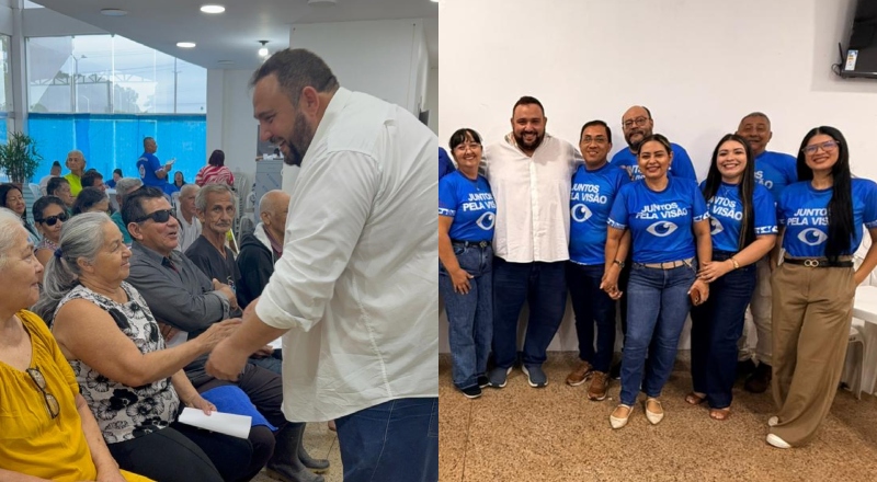 Vice-prefeito de Presidente Figueiredo, Marcelo Palhano, celebra mutirão de cirurgias oftalmológicas no município: ‘dignidade e esperança’