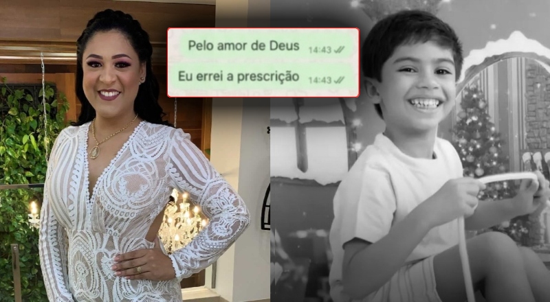 Vazam prints de médica admitindo erro ao prescrever dose de adrenalina fatal para criança em Manaus: “desespero, me ajuda”; veja