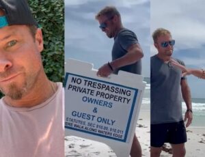 Brian Littrell, do Backstreet Boys, processa mulher por invadir sua praia particular na Flórida