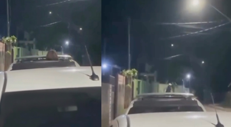 “Passada!”: funcionária sapeca é flagrada ‘testando’ o teto solar do carro do patrão; vídeo