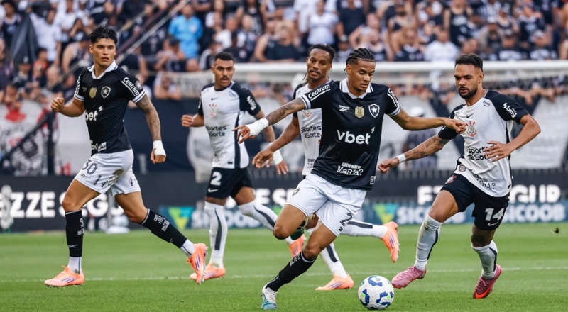 Corinthians empata com o Botafogo pelo Brasileirão e aumenta a tensão para escapar do Z-4