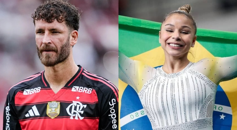 “A fila andou?”: Léo Pereira é flagrado saindo de festa da vitória do Flamengo com Flávia Saraiva, diz perfil
