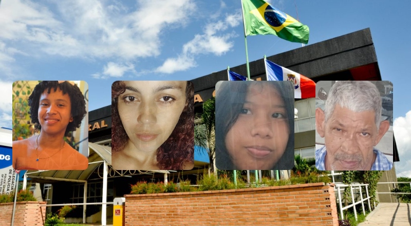 PC-AM pede ajuda da população para encontrar quatro pessoas desaparecidas em Manaus