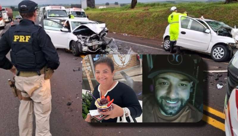 Tragédia: mãe e filho morrem em grave acidente na BR-277; veja vídeo