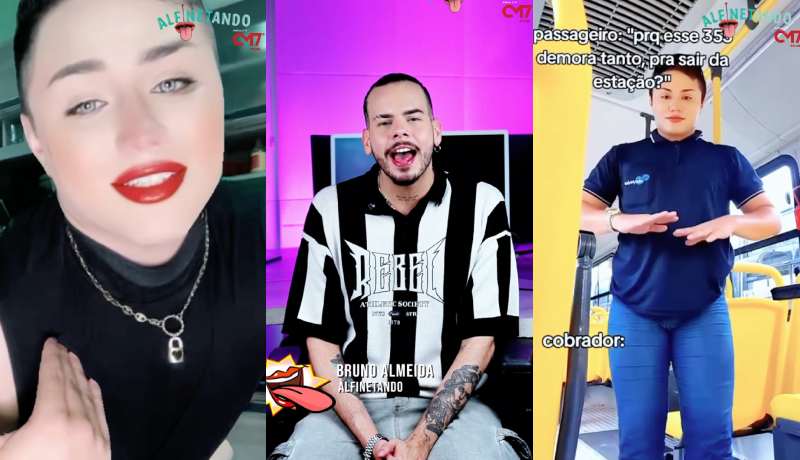 Divou! cobrador do 355 sensualiza e deixa marmanjos babando em Manaus