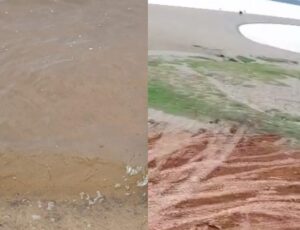 Corpo de um homem é encontrado boiando na Praia de Maués; veja vídeo