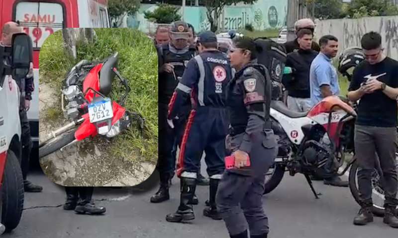 Urgente: motoqueiro morre esmagado por carreta no bairro Monte das Oliveiras; veja video