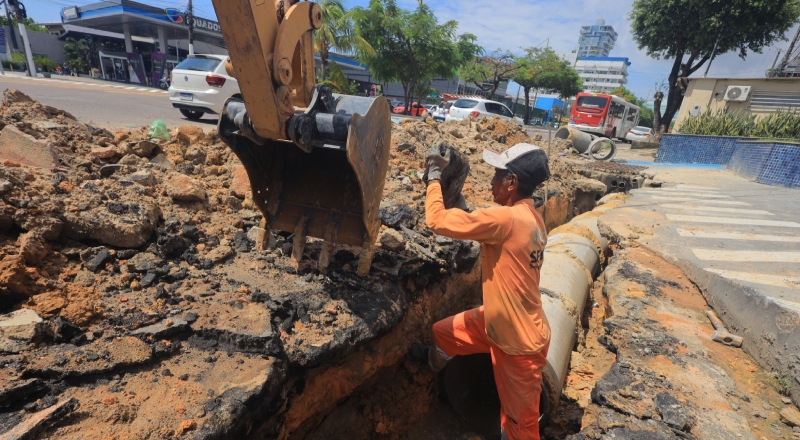 Prefeitura de Manaus moderniza drenagem profunda no Adrianópolis e reforça ações contra alagamentos