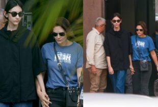 Altura de Laura Bolsonaro chama atenção em visita ao pai na PF