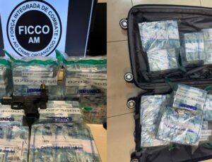 PF e ROCAM prendem três homens com R$ 2,5 milhões em mala durante ação contra lavagem de dinheiro em Manaus; veja vídeo