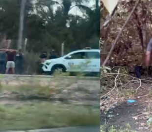 PMs vão investigar corpo desovado e descobrem grupo de “brotheragem” em matagal do Distrito Industrial; veja vídeo