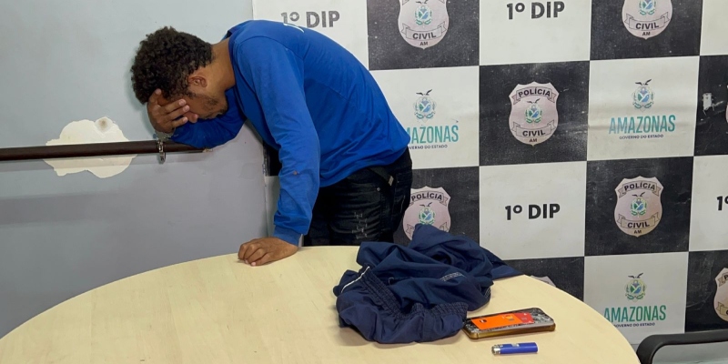 Polícia prende homem acusado de homicídio que estava foragido desde 2019 em Manaus; veja vídeo