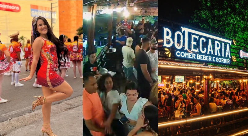 Passista da escola de samba A Grande Família é agredida por homem na Botecaria em Manaus; veja vídeo