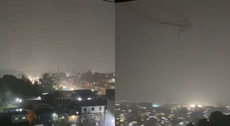 Forte tempestade atinge Manaus na noite deste domingo (7); veja vídeo