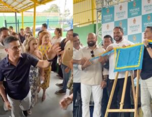 David Almeida anuncia pacote histórico de valorização dos professores e entrega escola Waldir Garcia totalmente revitalizada; veja vídeo