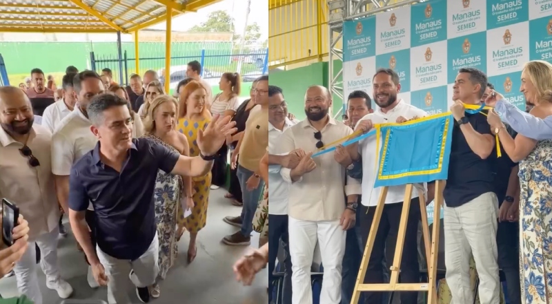 David Almeida anuncia pacote histórico de valorização dos professores e entrega escola Waldir Garcia totalmente revitalizada; veja vídeo