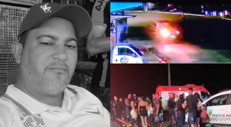 Viatura da Força Tática atropela e mata feirante que atravessava na faixa de pedestres em Manaus; veja vídeo