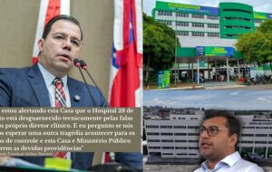 Wilker Barreto detona abandono do Hemoam e falta de especialistas nos hospitais do Estado do AM na gestão Wilson Lima; veja vídeo