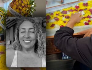 Isabelly Aurora chora diante do caixão da mãe e desabafa: “Mãe, hoje o mundo ficou mais silencioso sem a tua voz”