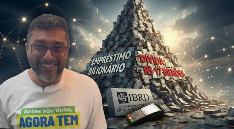 Sem freio: Wilson Lima quer novo empréstimo de R$ 326 milhões e já acumula dívidas de R$ 17 bilhões com o dinheiro do povo