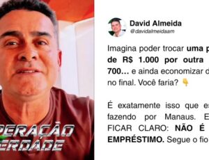 'Operação Verdade': Prefeito David Almeida desmente Fake News e detalha economia de milhões com refinanciamento e redução de juros