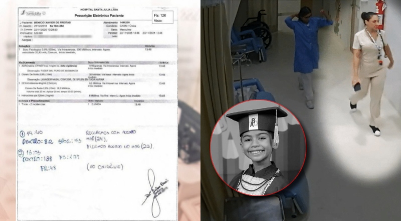 Caso Benício: equipe escondeu prescrição no jaleco por medo de que médica a alterasse após erro na adrenalina