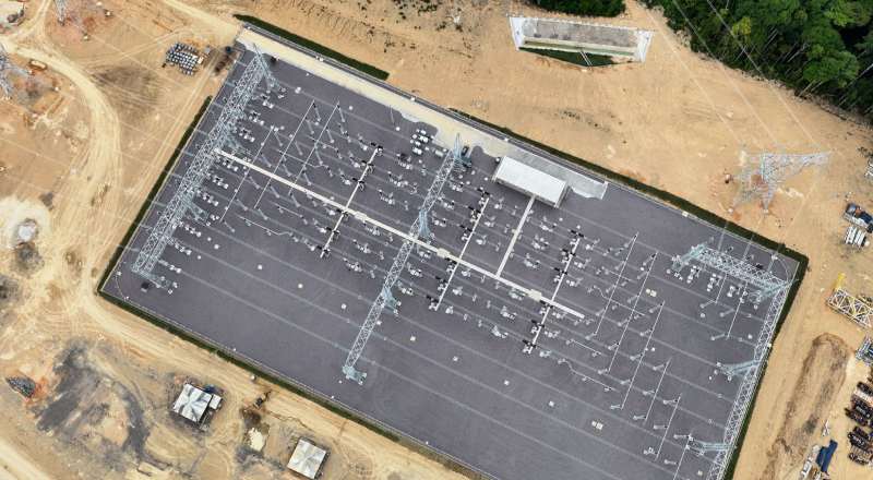 Complexo Termelétrico Azulão 950, em Silves (AM), avança com energização da subestação