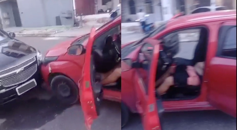 Motorista vira “belo adormecido” após causar acidente no bairro Betânia; veja vídeo