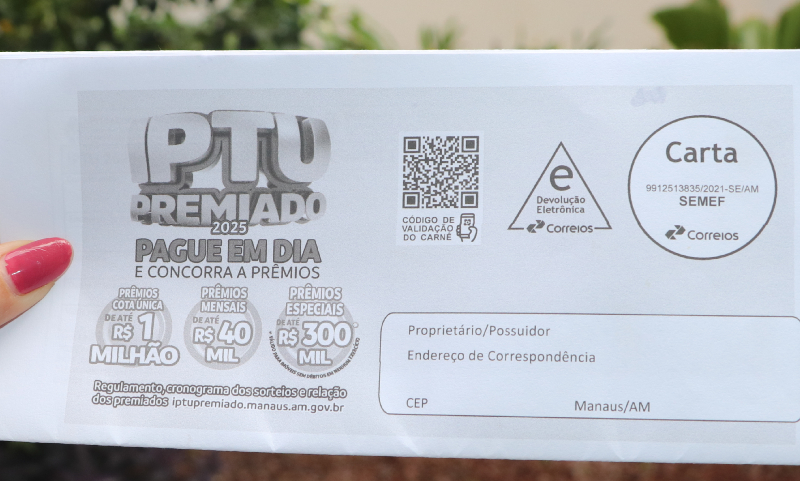 Última parcela do IPTU 2025 vence nesta segunda-feira (15)