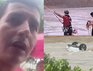 Herói: motorista de app se arrisca com bombeiros e salva jovem após carro cair no Igarapé do 40 em Manaus; veja vídeo