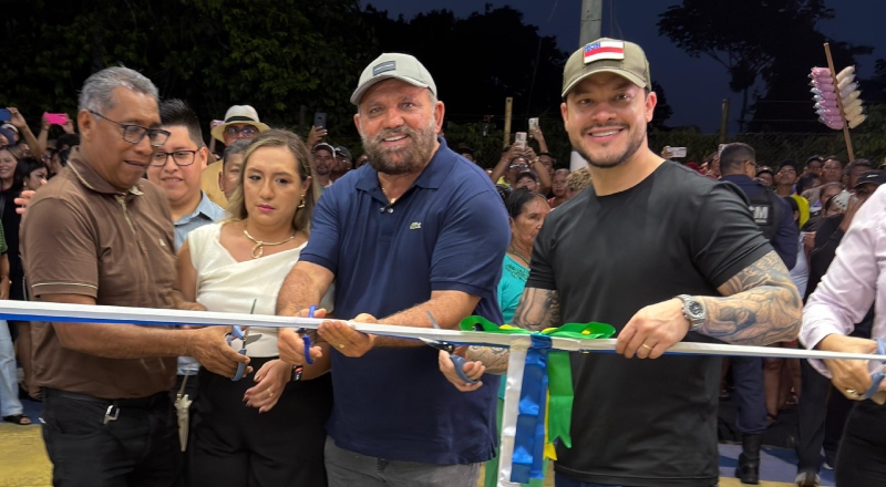 Deputado Federal Adail Filho Participa de Inaugurações Importantes em Tefé, Fruto de Emendas Parlamentares