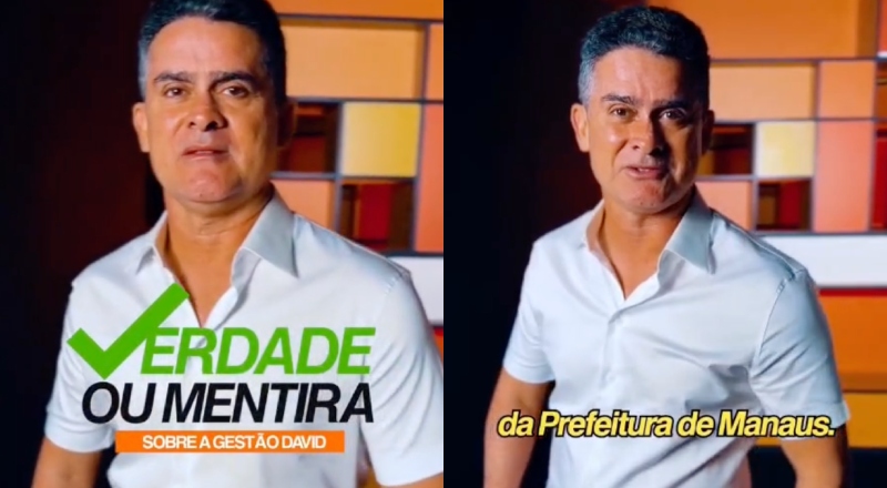 Operação Verdade: em novo vídeo, prefeito David Almeida revela dados e desmonta o que é verdade e mentira sobre a gestão