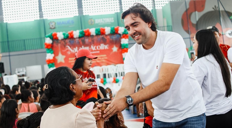 Thiago Abrahim participa do “Natal que Acolhe” e leva mensagem de cuidado e solidariedade a Maués