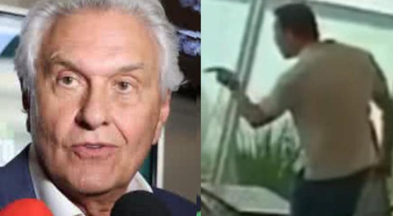 Sobrinho do governador Ronaldo Caiado é flagrado agredindo vizinho de condomínio; veja vídeo