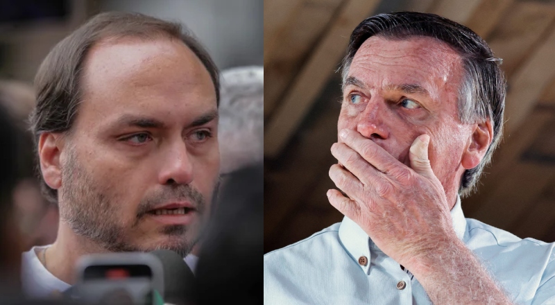 Carlos Bolsonaro encontrou o pai com “hematoma no rosto e os pés sangrando”; veja