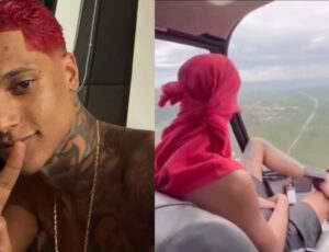 De tornozeleira, Oruam debocha da Justiça passeando em helicóptero; veja vídeo