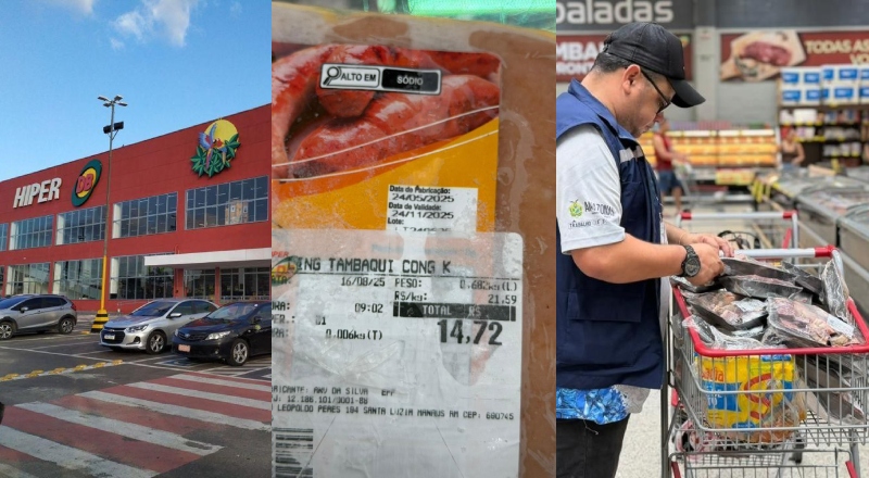 Comida estragada mata: 80kg de alimentos vencidos são apreendidos durante fiscalização no DB