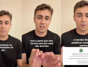 "Eu avisei": Nikolas Ferreira faz nova denúncia contra monitoramento do Pix pelo Governo Lula