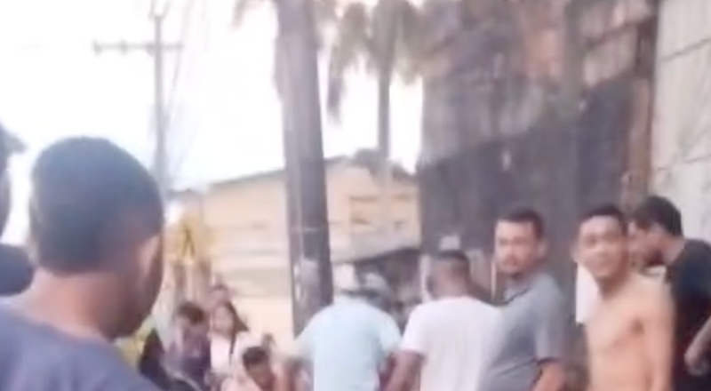 População revoltada dá ‘lição dolorosa’ em assaltantes que cometiam arrastões em Manaus; veja vídeo