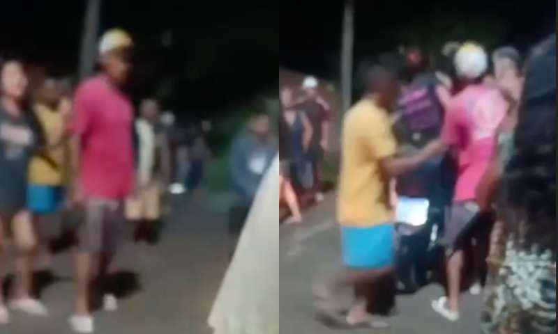 Mulher se desespera ao ver o filho agonizando após ser crivado de balas em Maués; veja vídeo