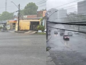 Manaus em alerta: chuvas intensas e ventos fortes marcam o sábado na capital amazonense; veja vídeo