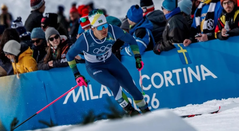 Olimpíadas de Inverno: Manex Silva atinge marca histórica para o Brasil