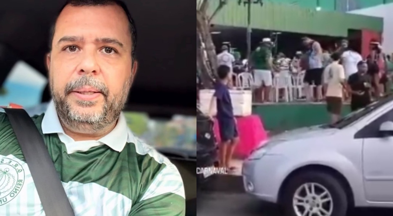 Jornalista sofre ataque na quadra da Reino Unido após apuração do Carnaval em Manaus; veja vídeo