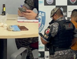 ROCAM prende homem com porções de cocaína e maconha próximo ao campo do Tancredo Neves; veja vídeo