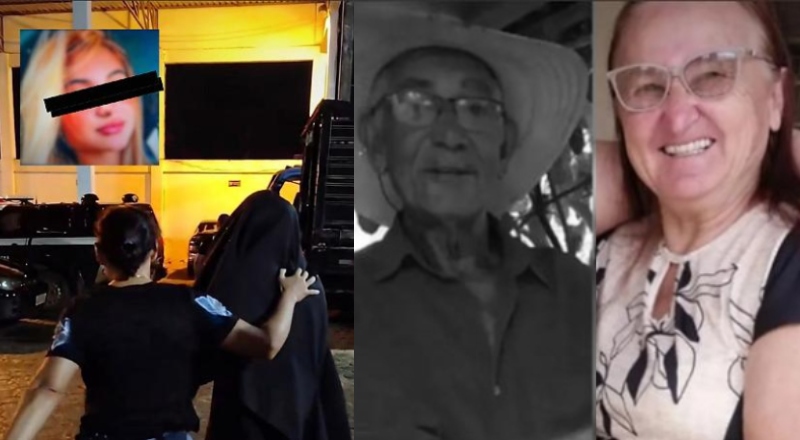 Neta se entrega após matar o avô e deixar a avó hospitalizada; veja vídeo