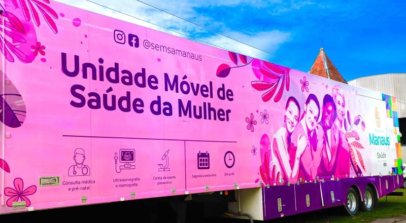 Prefeitura de Manaus informa alteração nos locais de atendimento das Unidades Móveis de Saúde da Mulher; confira